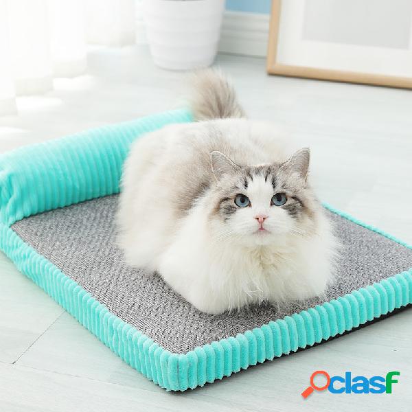 Memória Algodão Pet Bed Cat Mat Removível e Lavável
