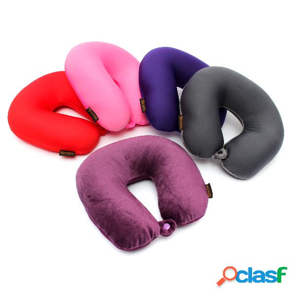 Memória Espuma Partículas U-Shape Neck Headrest Pillow Car