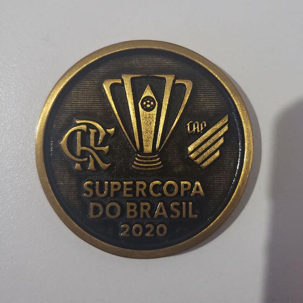 Moeda Oficial Jogo Supercopa Do Brasil Flamengo Athletico