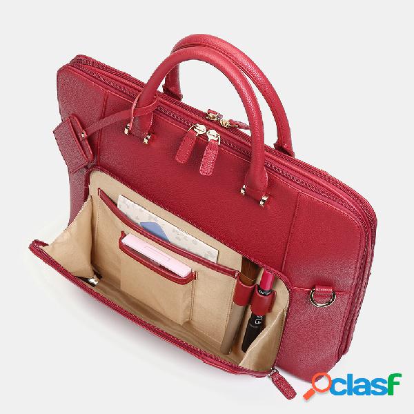 Mulheres Designer Solid Handbag Multifuncional Crossbody