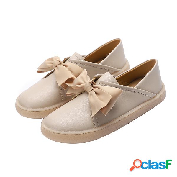 Mulheres arco Soft fundo mocassins apartamento