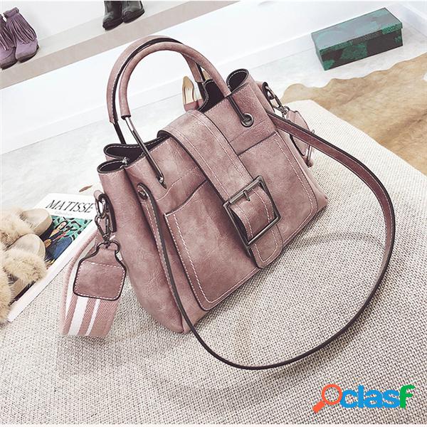 Mulheres bolsa vintage pu couro ombro Bolsa crossbody Bolsas