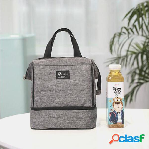 Mulheres impermeável patchwork almoço Bolsa isolado Bolsa