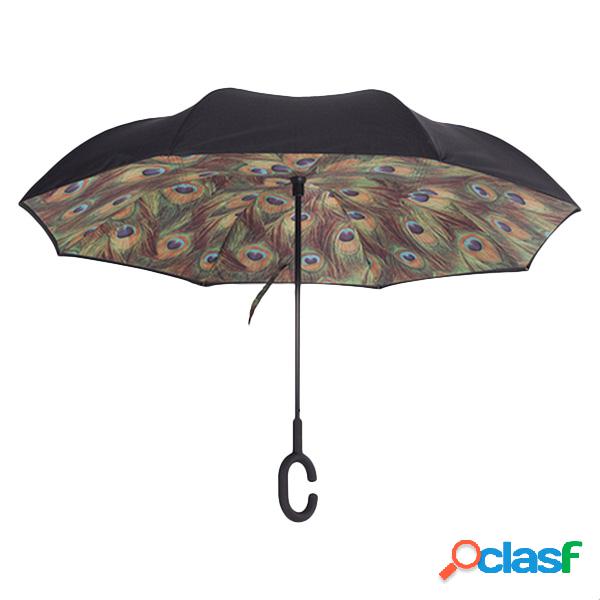 Multi Color Double Layer Inverted Umbrella Upside Down