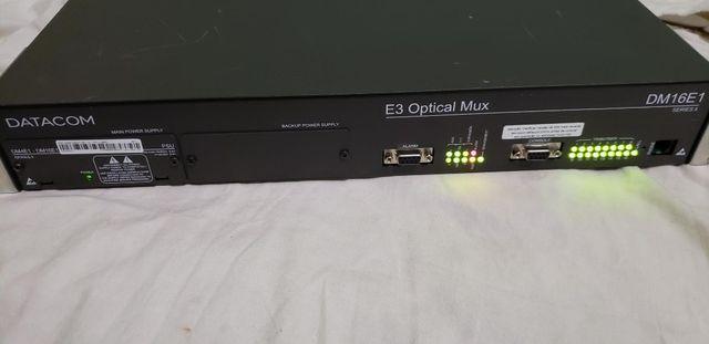 Multiplexador E3 Optical Mux Dm16e1 Datacom