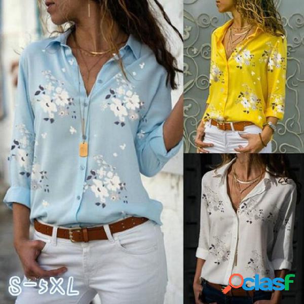 Nova camisa europeia e americana nova impressão selvagem