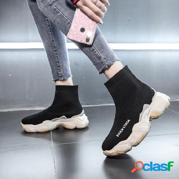 Novas Meias Meias Elásticas Sapatos Meias Selvagens das