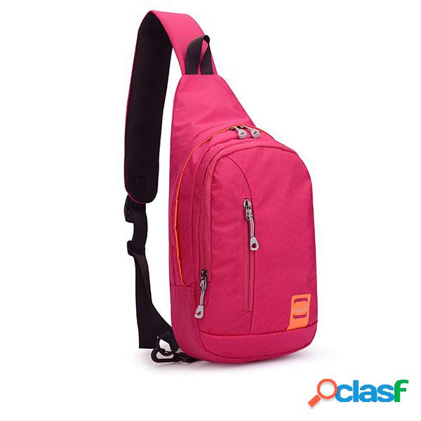 Nylon Peito Diário Esportivo Leve e Impermeável Bolsa Mini