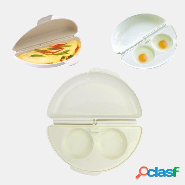 Omelete de Microondas de plástico Molde Ovo Caldeira Ovo