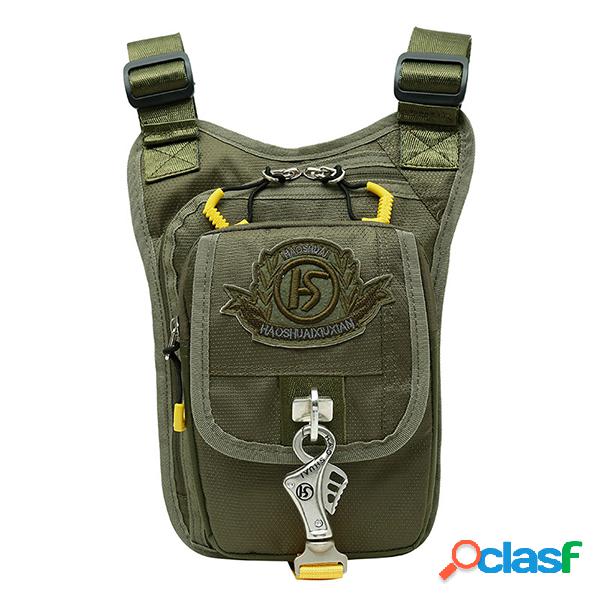 Outdoor Water Resistant Sports Nylon Waist Bag Bolsas de