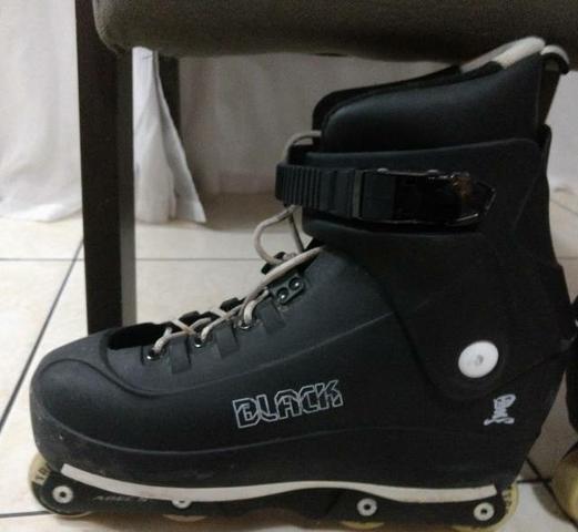 Patins traxart Black Agressive tamanho 38,42