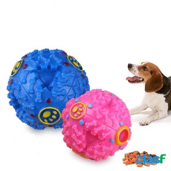 Pet Leaking Ball Cachorro Brinquedo Não-Tóxico De Borracha