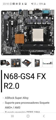 Placa Mãe ASRock>N68-GS4 FX DDr3