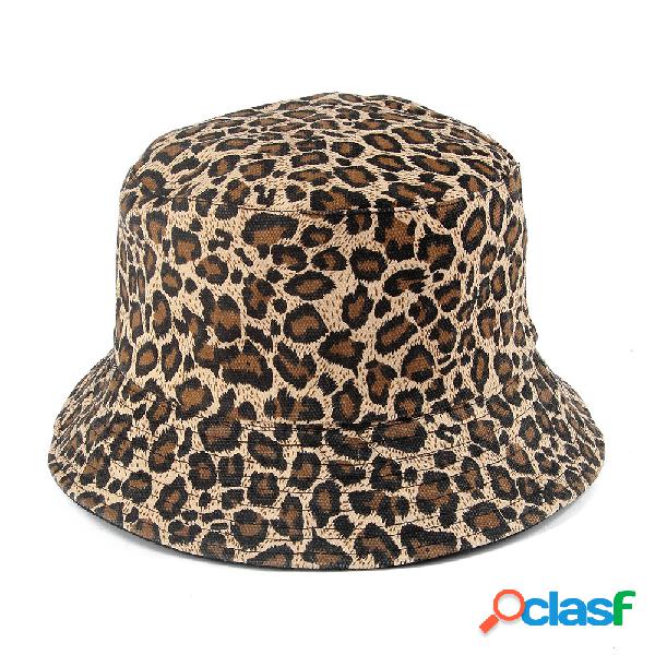 Pára-sol do homem das mulheres Sun Chapéu Color Leopard