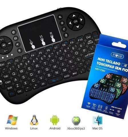 Promoção mini teclado touchpap sem fio novo