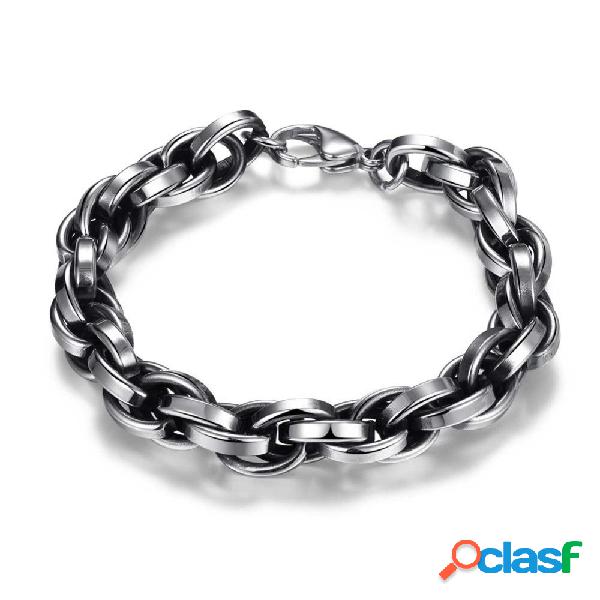 Punk Stainless Steel Chain Bracelet