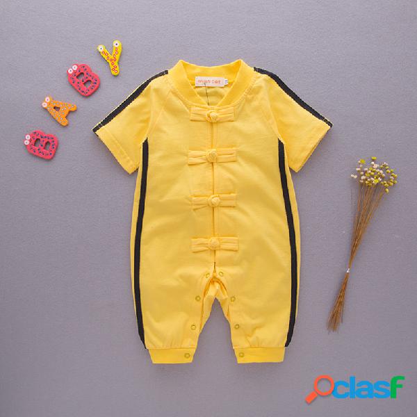 Rosa / Macacão de algodão confortável para bebês 0-18M