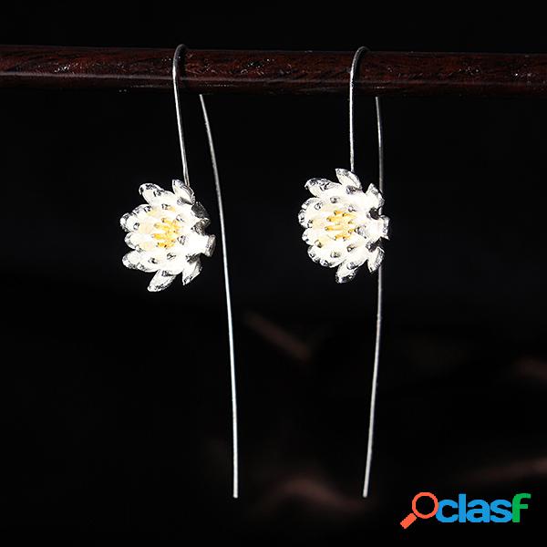 S925 elegante brincos de prata esterlina brincos de prata
