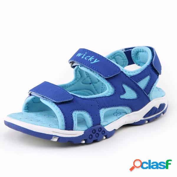 Sandálias de praia unisex de verão Kids Flat Casual Shoes