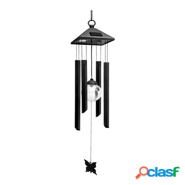 Solar Power Wind Chime Colorido LED Light Garden Courtyard