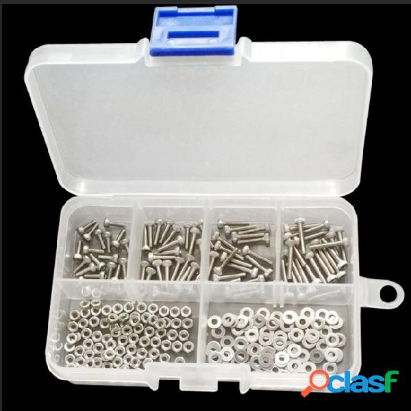 Suleve ™ M2SH1 240 Pcs M2 Parafuso de Cabeça de Soquete