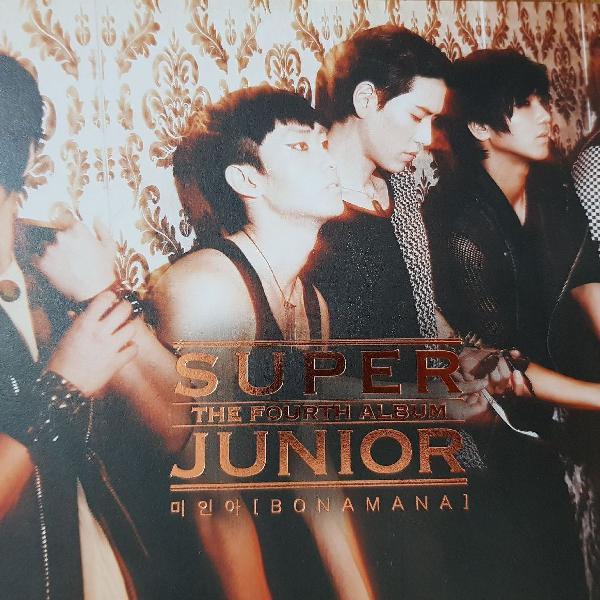 Super Junior The 4th Album Bonamana + Pôster