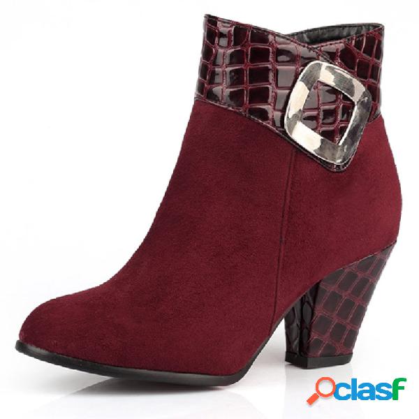 Tamanho grande de metal Decoração Chunky Heel Zipper