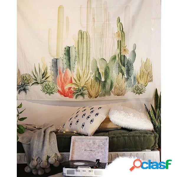 Tapeçarias de poliéster Tapeçarias Cactus Home Decor