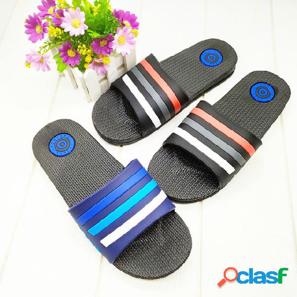 Temporada Sandálias e Chinelos Masculinos Novos Slip de Pvc