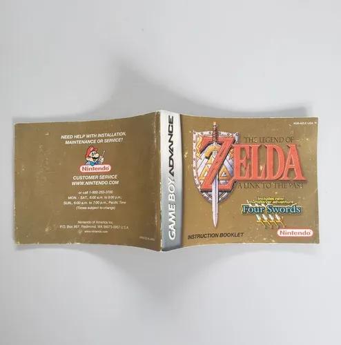 The Legend Of Zelda Link To The Past Gba Manual Frete Gratis