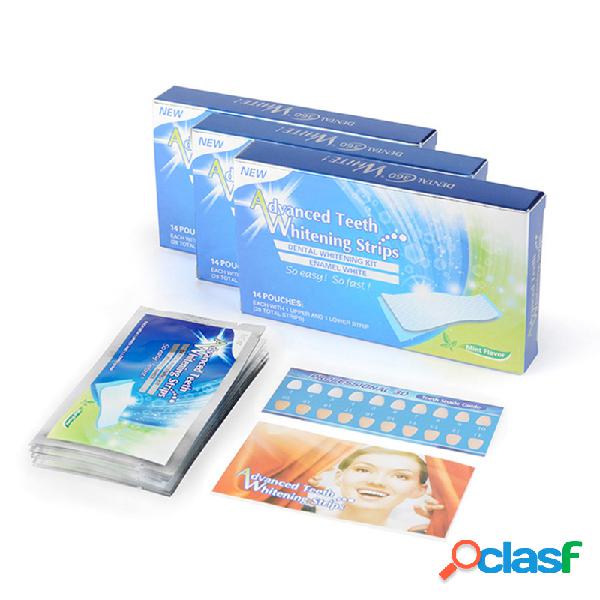 Tiras de branqueamento de dentes avançadas Kit de dentes
