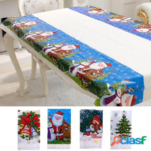 Toalha descartable de Natal Rectangle festivo Têxtel de