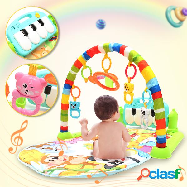 Tocar Piano Musical Lullaby Baby Atividade Playmat Academia