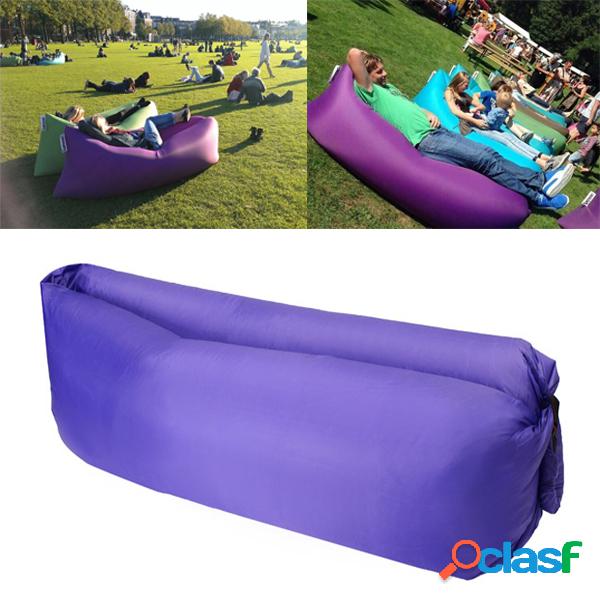 Viagem Praia Lazy Sofa Fast Air Inflável Cama de Dormir