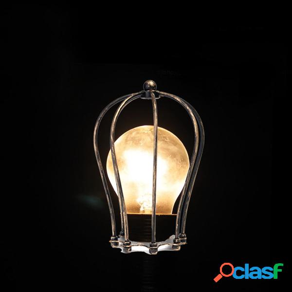 Vintage Iron Wire Bulb Cage Lampshade Home Light Decor