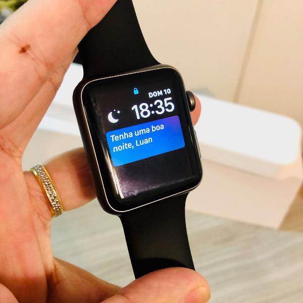 apple watch sport - 42mm - alumínio - cinza escuro