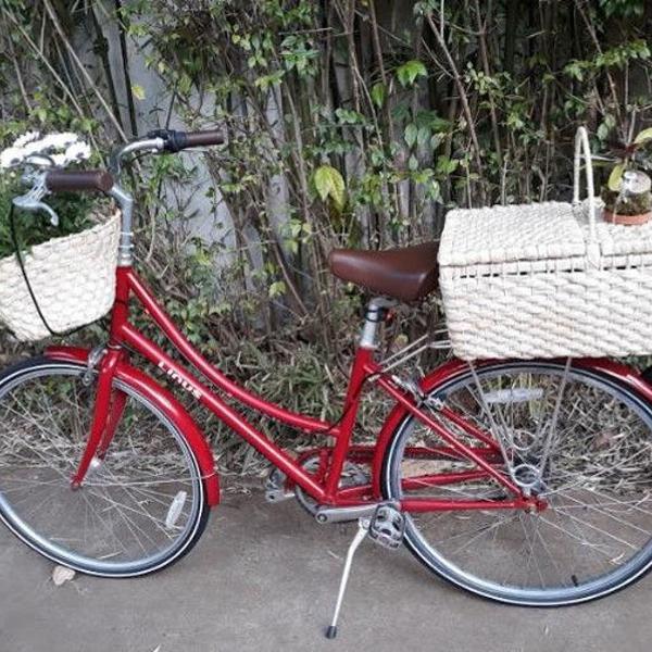 bicicleta linus vermelha