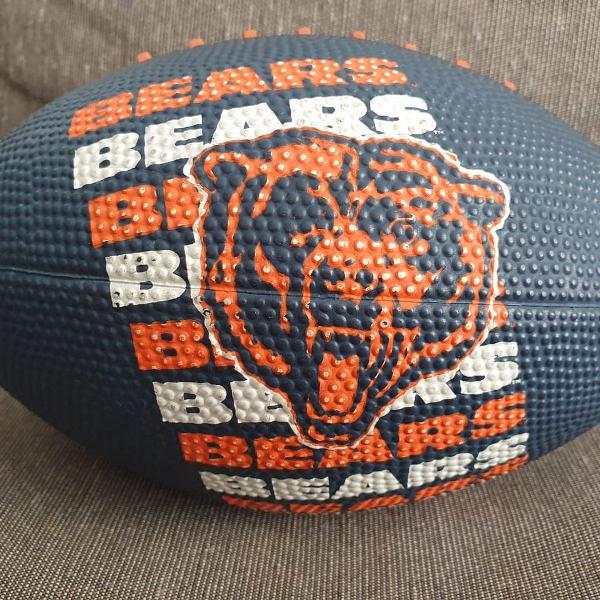 bola oficial wilson nfl. chicago bears. futebol americano