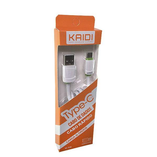 cabo carregador android type-c kaidi kd-tc30 1 metro