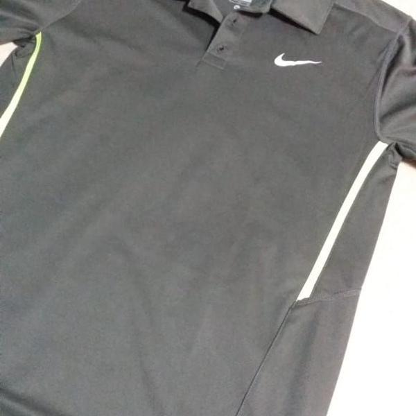 camisa nike com gola cinza