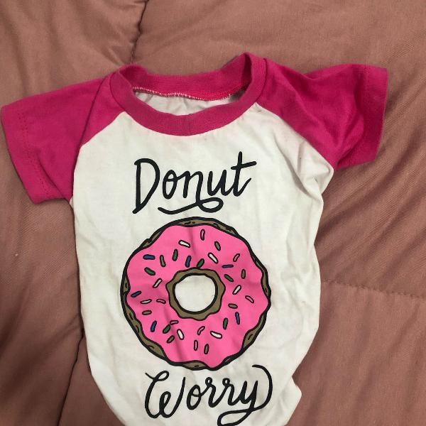 camiseta pet donut worry