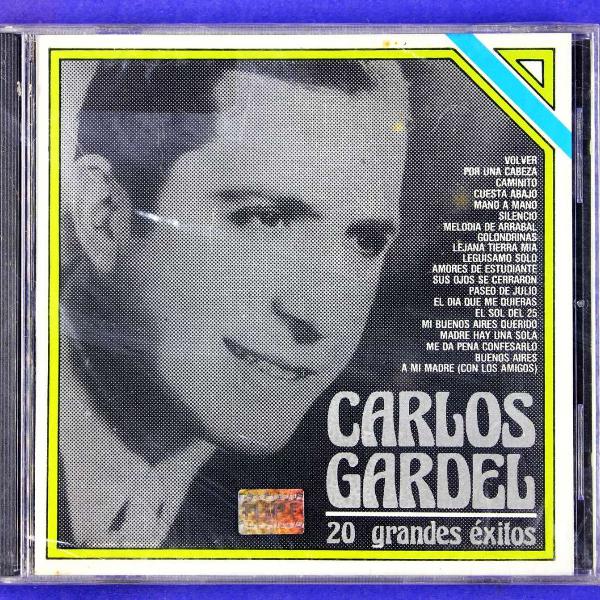 cd . carlos gardel . 20 grandes éxitos 1984