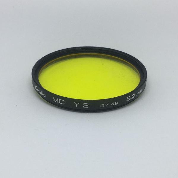 filtro amarelo câmera analógica 52mm