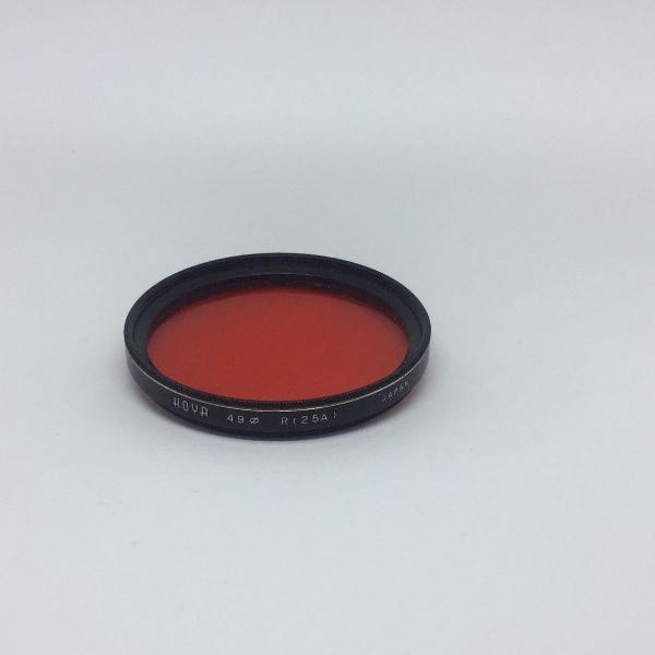 filtro vermelho hoya câmera analógica 49mm