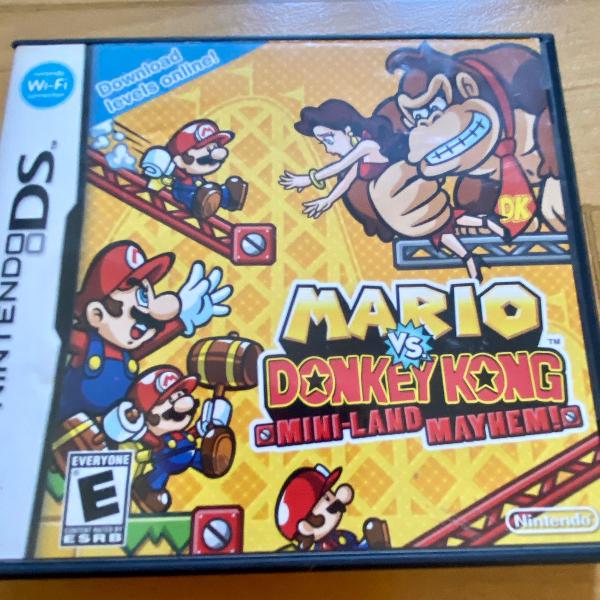 game mário vs donkey kong. super legal! novo, usado muito