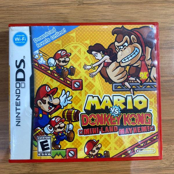 jogo mario vs donkey kong mini-land mayhem nintendo ds usado