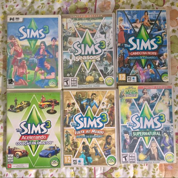 jogos pc/notebook the sims 3 + expansões