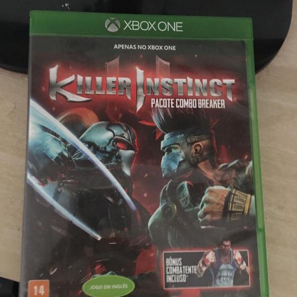 killer instinct pacote combo breaker xbox one midia física