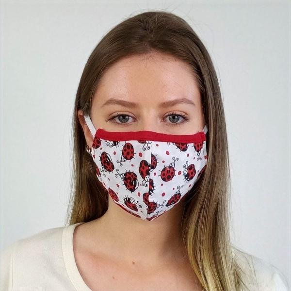 máscara 100% algodão tricoline 150 fios com elásticos