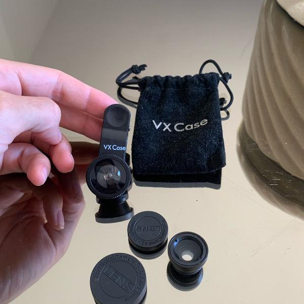 2 lentes + clipe para suporte vx case